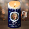 Custom Photo LED Candle - Personalized Christmas Memorial Sympathy Gifts For Loss Of Mom, Dad - Always In My Heart