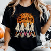 Custom Unisex T-shirt, Premium T-shirt, Hoodie - Personalized Halloween Birthday Gifts For Women, Besties, Sisters, BFF - Haunted By Laughter Together