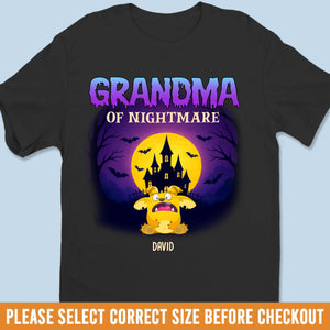 Custom Unisex T-shirt, Premium T-shirt, Hoodie - Personalized Halloween Birthday Gifts For Mom, Grandma - Spooky Smiles In Every Corner