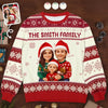 Custom Photo Unisex Ugly Sweatshirt - Personalized  Christmas Birthday Gifts For Mom, Dad, Brother, Sister, Kids - All Wrapped Up In Love