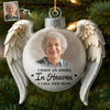 Custom Photo Acrylic Ornament - Personalized Christmas Memorial Sympathy Gifts For Loss Of Mom, Dad - Love And Light Beyond The Years