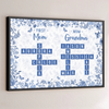 Custom Scrabble Horizontal Poster - Personalized Birthday Gifts For Mom, Grandma - Generations Held Together By Love