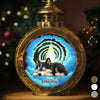 Custom Candlelight Lantern Ornament - Personalized Pet Christmas Memorial Sympathy Gifts For Dogs, Cats - Pawprints Forever In My Heart