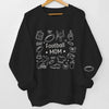 Custom American Football Unisex Sweatshirt, Hoodie With Design On Sleeve - Personalized Birthday Sport Gifts For Mom, Grandma, Sports Fans, Sports Lovers - Game Day Ready