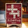 Custom Scrabble 2-Layered Wooden Plaque - Personalized Christmas Birthday Gifts For Mom, Dad, Brother, Sister, Kids - Together We Sparkle