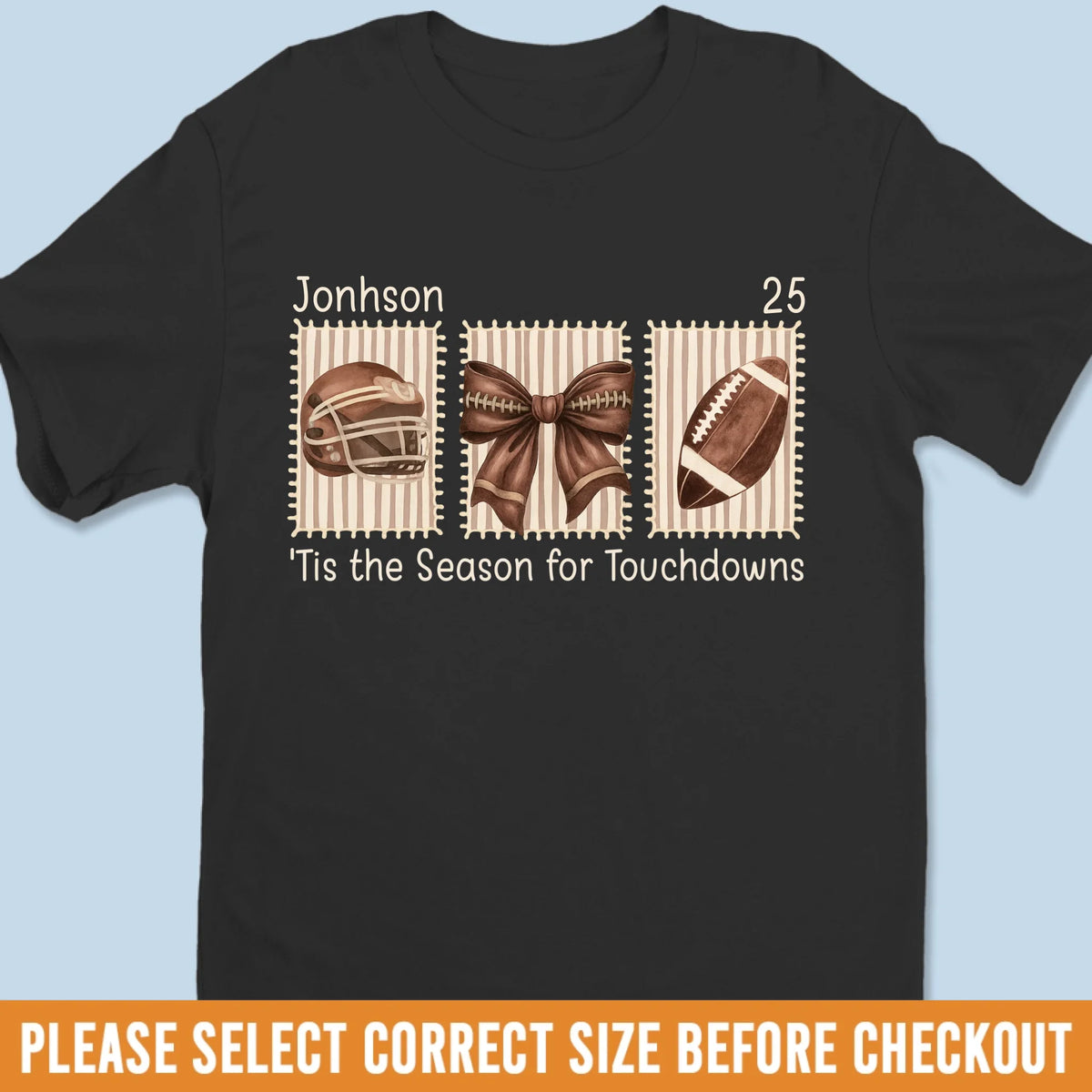 Custom Senior Mom T-shirt, Hoodie - Personalized Birthday Football Gifts For Mom, Football Lovers, NFL Fans - Cleats On Field, Pride In Me