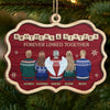 Custom Wood Ornament - Personalized Christmas Birthday Gifts For Brother, Sister - Forever Linked By Love