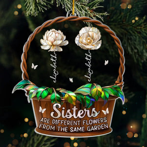 Custom Acrylic Ornament - Personalized Best Friend Christmas Birthday Gifts For Women, Besties, Sisters, BFF - Forever My Favorite People