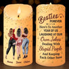 Custom LED Candle - Personalized Best Friend Birthday Gifts For Women, Besties, Sisters, BFF - Every Glow Tells Our Story