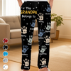 Custom Pajama Pants - Personalized Christmas Birthday Gifts For Grandpa, Grandma - Grand Hearts, Endless Warmth