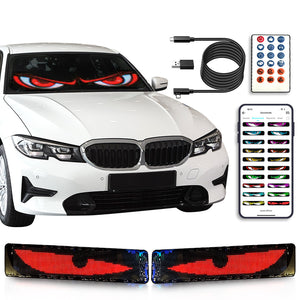 Glow On The Go, Car Led Light Banner - Gift For Family Members, Best Friends, BFF, Husband Wife