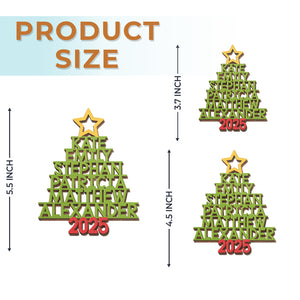 Custom Wood Ornament - Personalized Christmas Birthday Gifts For Family, Kids - The Best Part Of Christmas Holiday