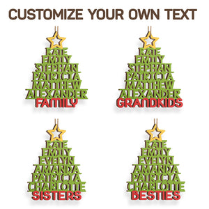 Custom Wood Ornament - Personalized Christmas Birthday Gifts For Family, Kids - The Best Part Of Christmas Holiday