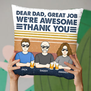 You Will Always Be My Number One Man - Family Personalized Custom Pillow - Birthday Gift For Dad