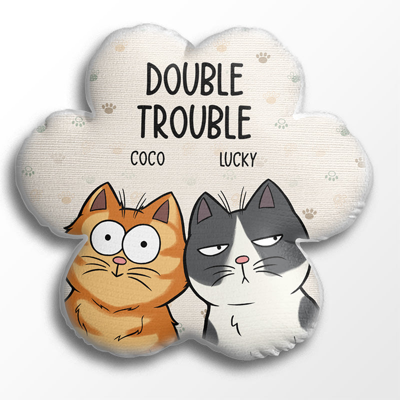 We Rule The House - Cat Personalized Custom Shaped Pillow - Gift For Pet Owners, Pet Lovers
