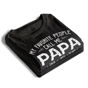 My Beloved People Call Me Daddy - Family Personalized Custom Unisex T-shirt, Premium T-shirt, Hoodie - Father's Day, Birthday Gift For Grandpa