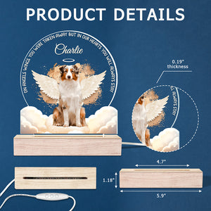 Custom Photo Forever In My Heart - Memorial Personalized Custom Shaped 3D LED Light - Sympathy Gift For Pet Owners, Pet Lovers