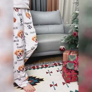 Custom Photo My Best Friend Has Four Paws - Dog & Cat Personalized Custom Pajamas - Christmas Gift For Pet Owners, Pet Lovers