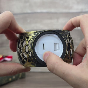 Happy Pawlidays - Dog & Cat Personalized Custom Candlelight Lantern Ornament - Christmas Gift For Pet Owners, Pet Lovers