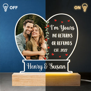 Custom Photo You And Me We Got This - Couple Personalized Custom Shaped 3D LED Light - Gift For Husband Wife, Anniversary