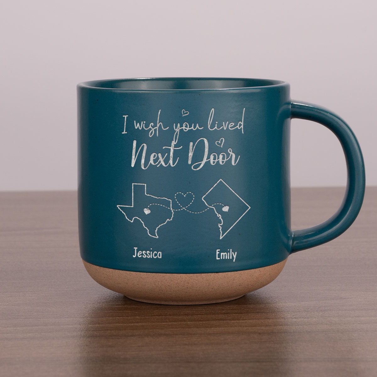 Friendship Is A Sheltering Tree - Bestie Personalized Custom Pottery Mug - Gift For Best Friends, BFF, Sisters