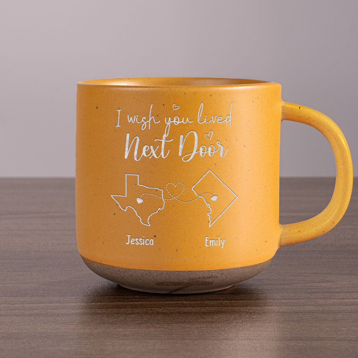A Friend Is A Gift You Give Yourself - Bestie Personalized Custom Pottery Mug - Gift For Best Friends, BFF, Sisters