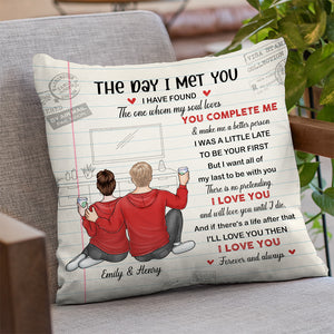 There Is No Pretending I Love You - Couple Personalized Custom Pillow - Gift For Husband Wife, Anniversary
