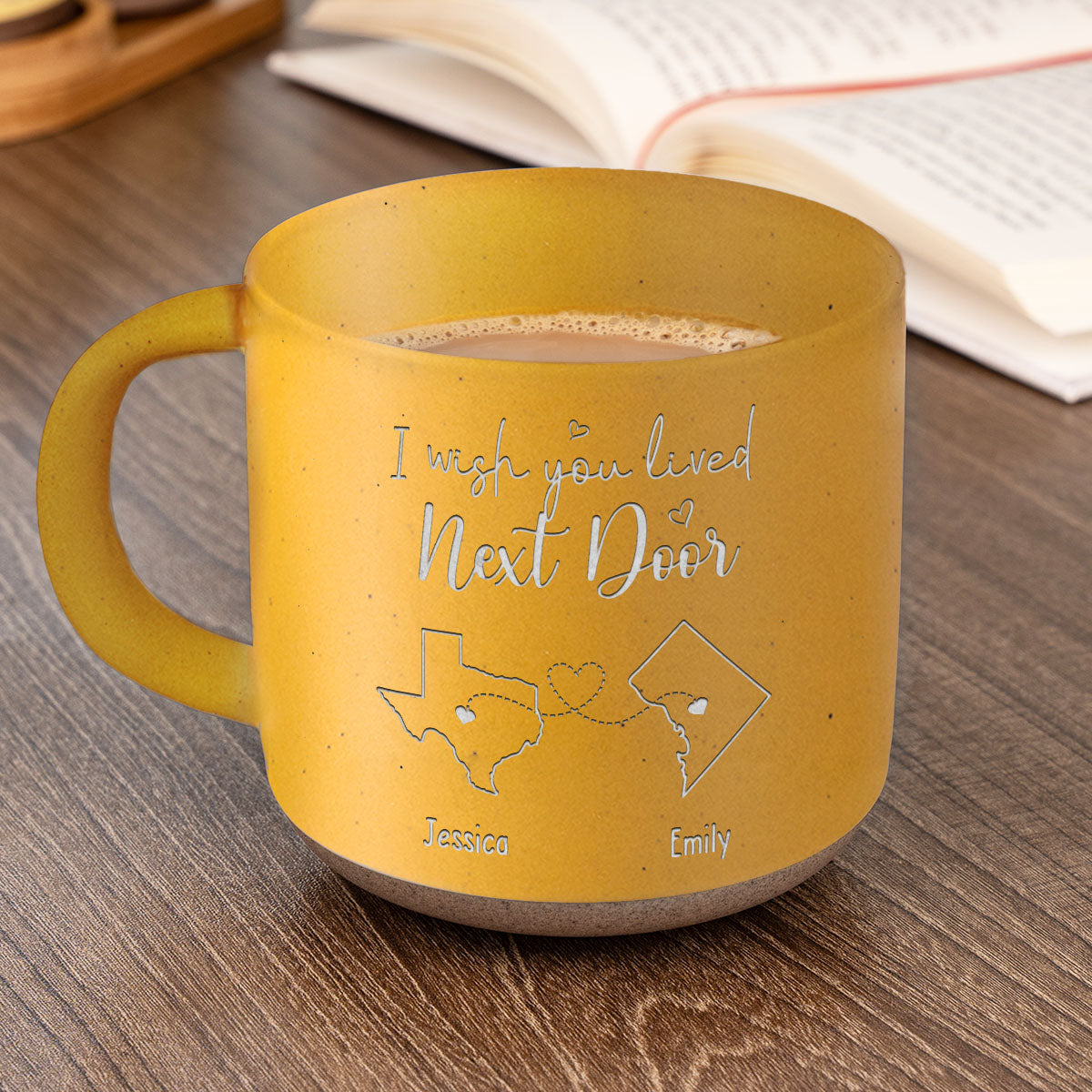 A Friend Is A Gift You Give Yourself - Bestie Personalized Custom Pottery Mug - Gift For Best Friends, BFF, Sisters
