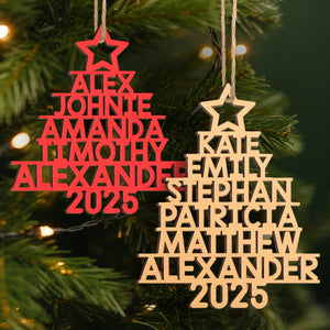Custom Wood Ornament - Personalized Christmas Birthday Gifts For Family, Kids - The Best Part Of Christmas Holiday