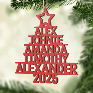 Custom Wood Ornament - Personalized Christmas Birthday Gifts For Family, Kids - The Best Part Of Christmas Holiday