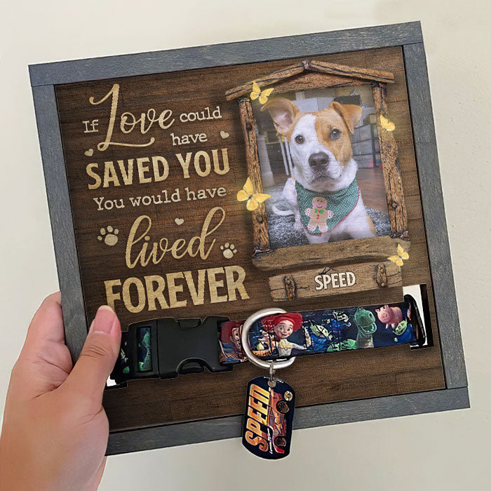 9x9in Pet Memorial Gifts, Dog Memorial Gifts For Loss Of Dog - Memorial Personalized Custom Pet Loss Sign, Dog Memorial Picture Frame - Upload Image Gift For Pet Lovers - Pet Loss Gifts