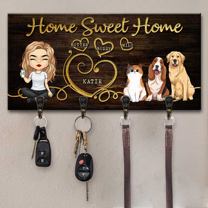 You've Got A Friend In Me - Personalized Custom Key Hanger, Key Holder - Gift For Family, Gift For Pet Lovers